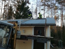 Wc.katon aluskatteen asennus 28.4.2017