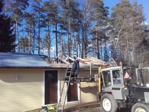 Wc.katon aluskatteen asennus 28.4.2017